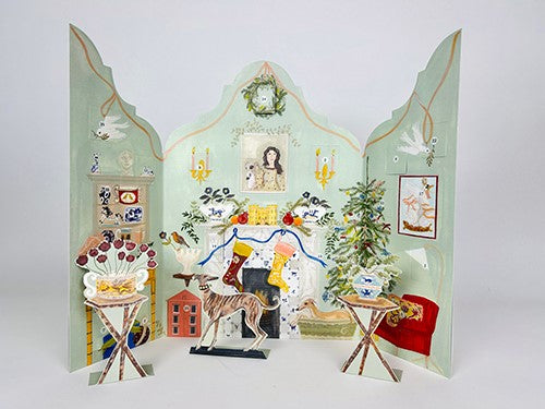 Festive Dutch Gable Advent Calendar by Emily Sutton