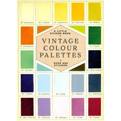 Vintage Colour Palettes: A Little Sticker Book