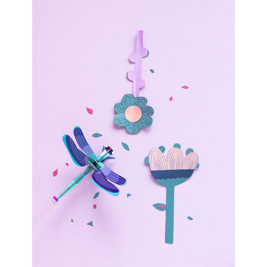 Sapphire Dragonfly Wall Art