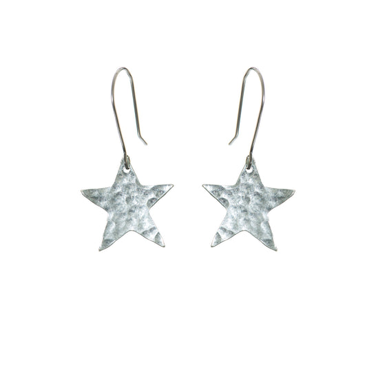 Silver Plated Star earrings