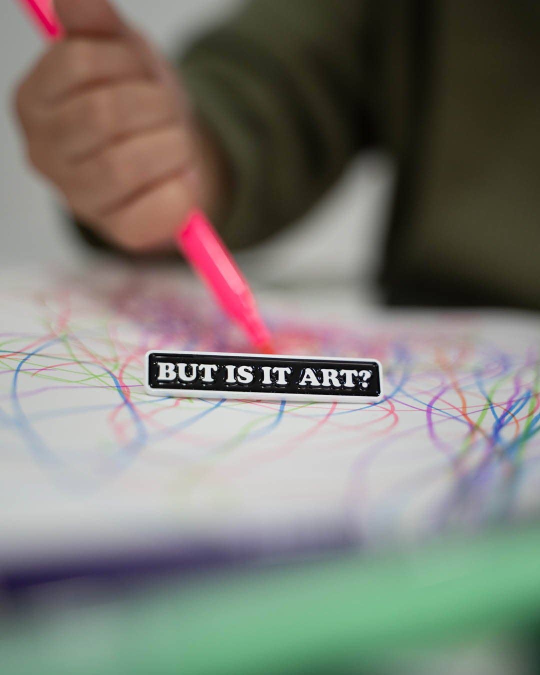 But Is It Art? • Enamel Pin
