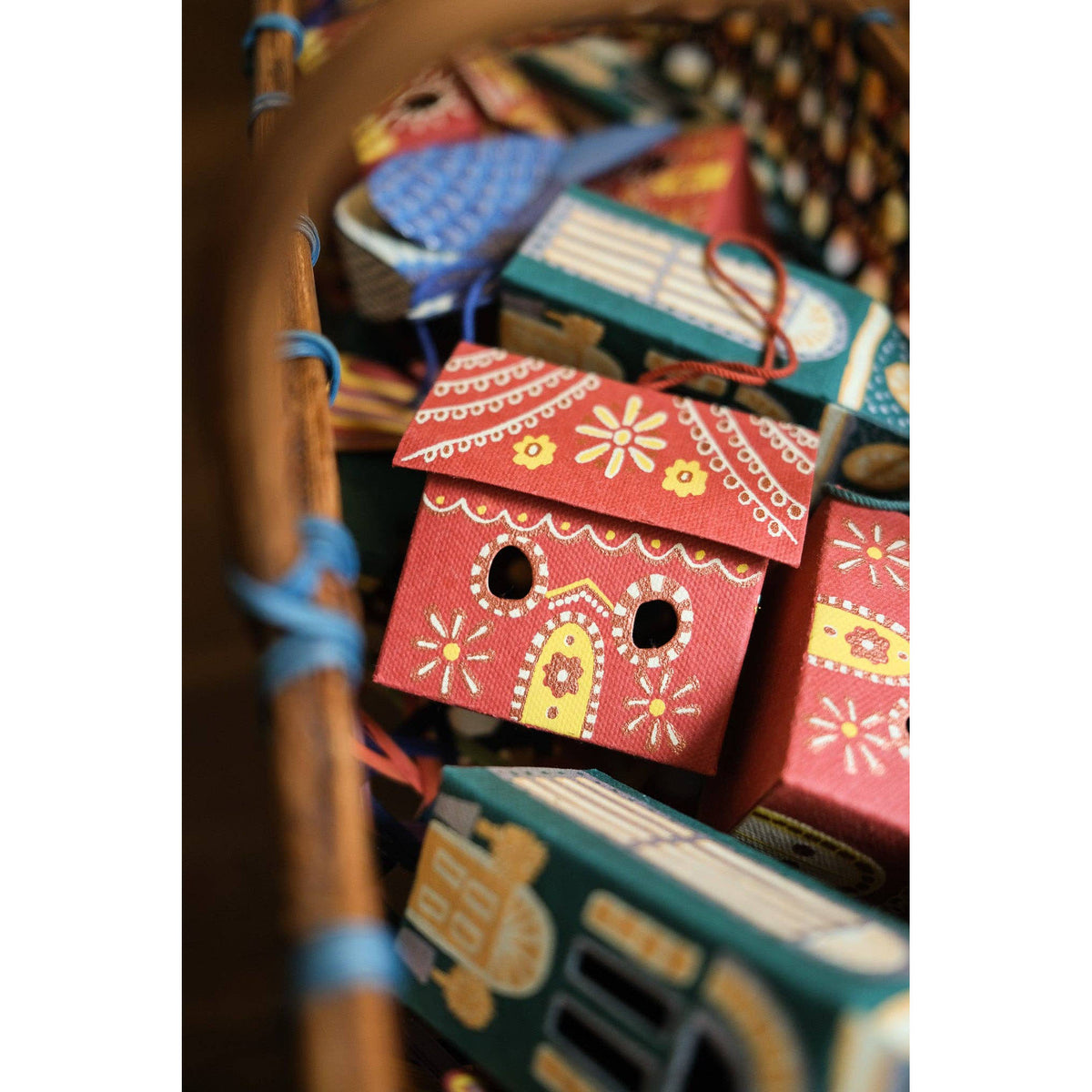 Gingerbread House Screen-Printed Board Decoration