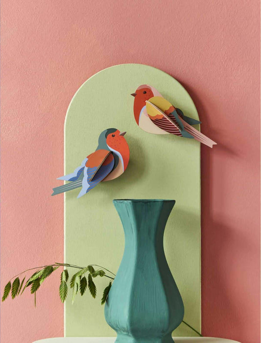 Garden Birds Robins Wall Art