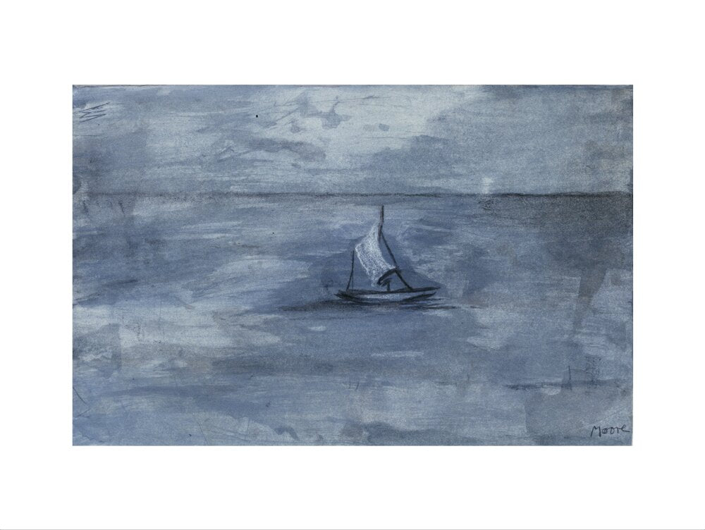 Sailing Boat (art print, large, unframed)