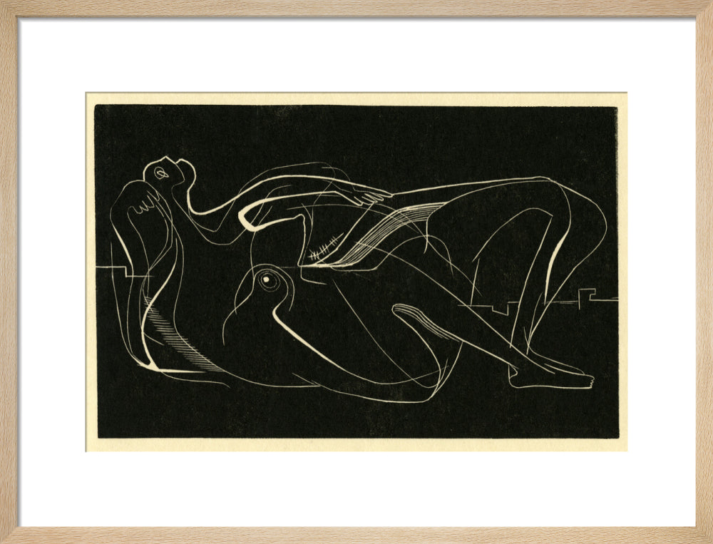 Reclining Nude (art print, medium, natural)