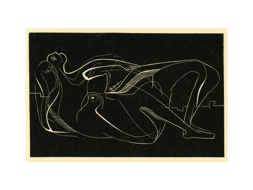Reclining Nude (art print, medium, unframed)