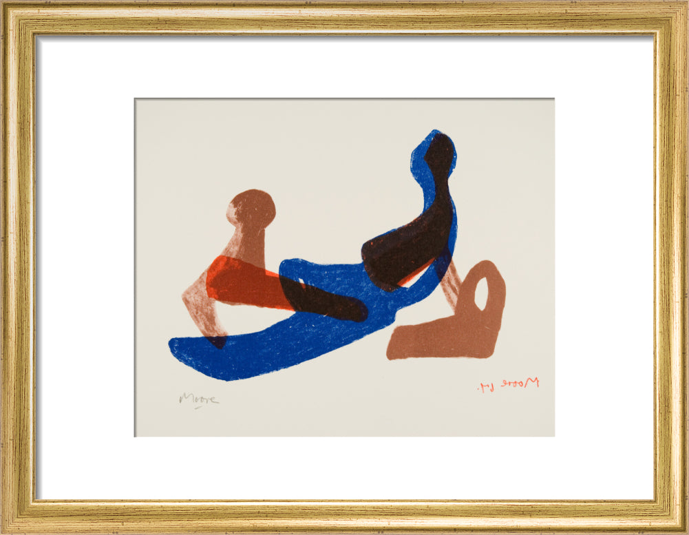 Mother and Child (art print, small, gold)