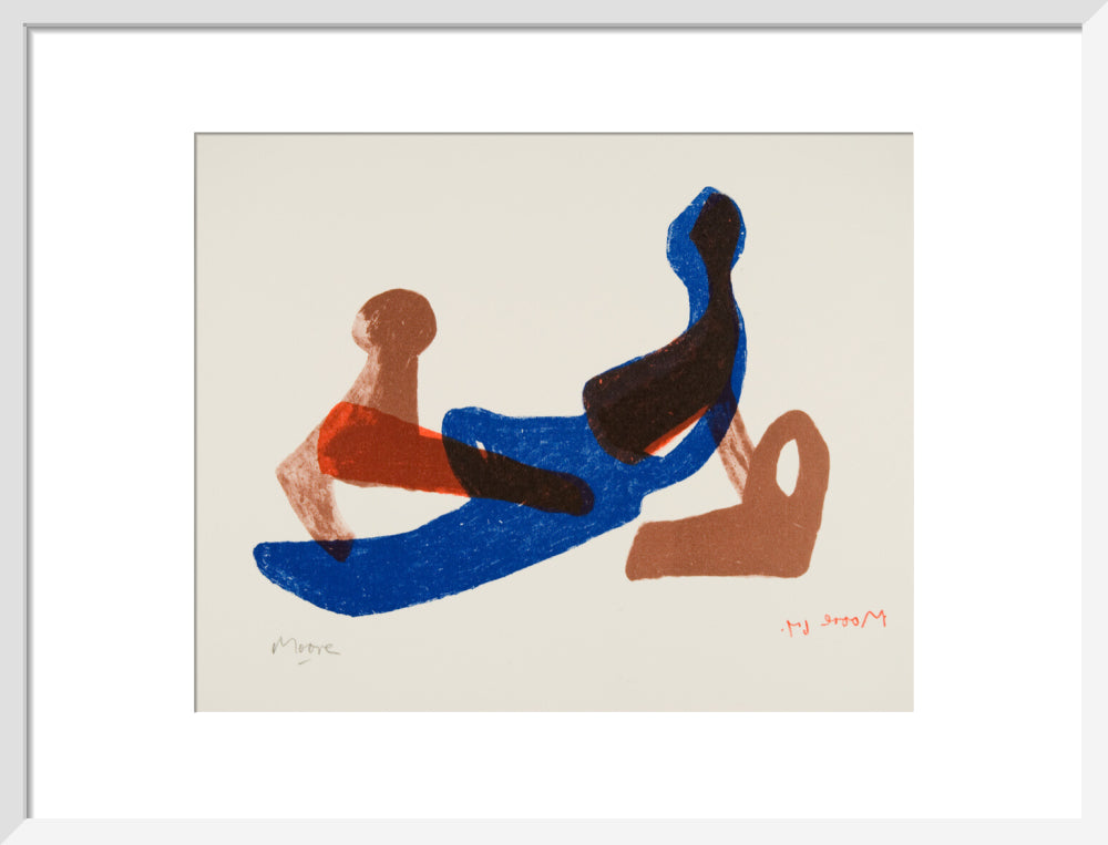 Mother and Child (art print, medium, white)