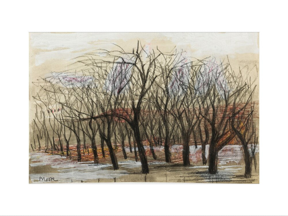 Apple Orchard at Dane Tree House (art print, small, unframed)