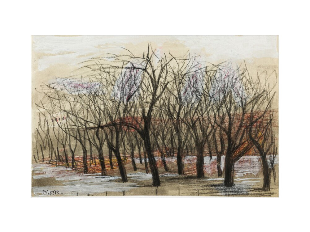 Apple Orchard at Dane Tree House (art print, medium, unframed)