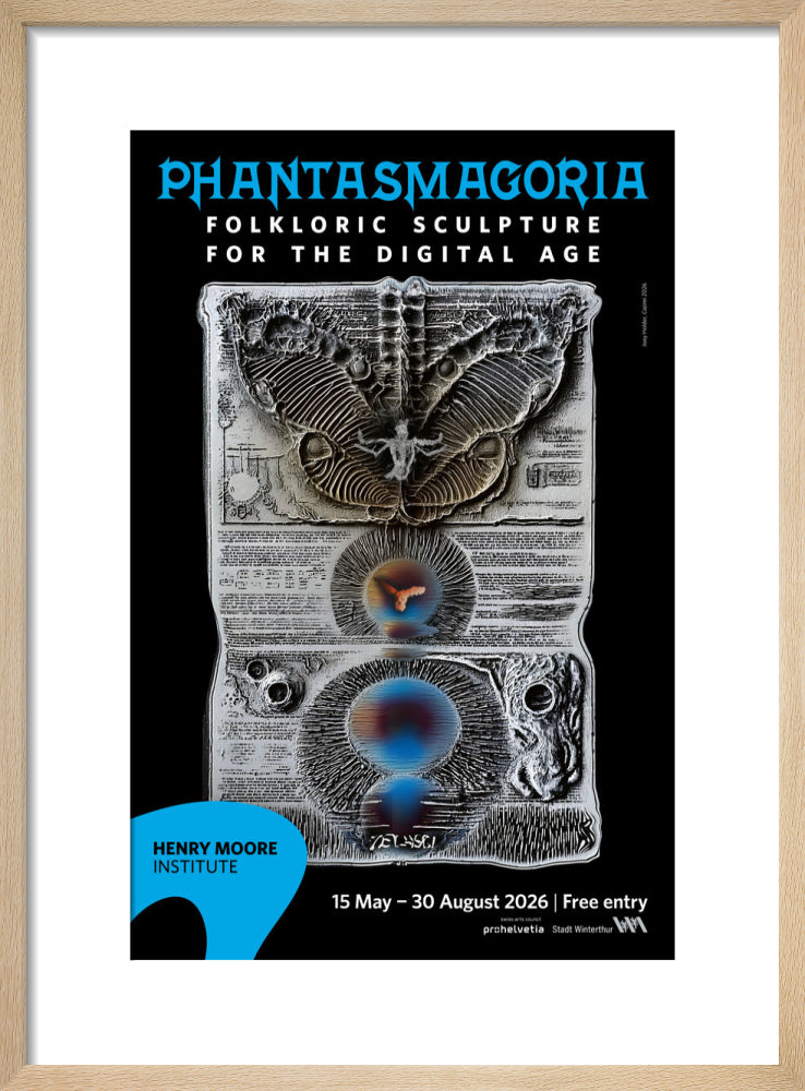 Phantasmagoria: Folkloric Sculpture for the Digital Age poster (art print, small, natural)