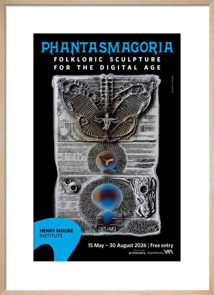 Phantasmagoria: Folkloric Sculpture for the Digital Age poster (art print, medium, natural)