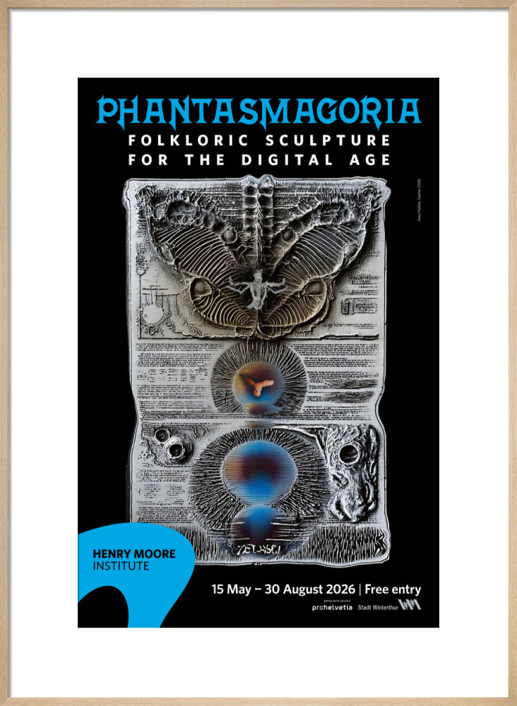 Phantasmagoria: Folkloric Sculpture for the Digital Age poster (art print, large, natural)