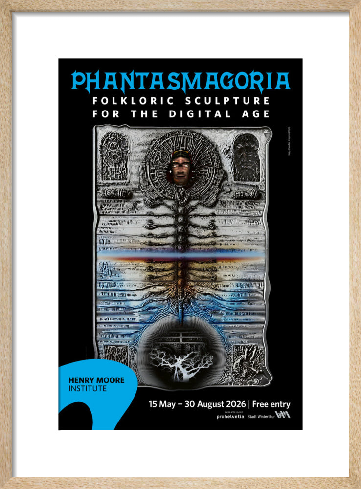 Phantasmagoria: Folkloric Sculpture for the Digital Age poster (art print, small, natural)