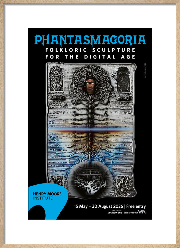 Phantasmagoria: Folkloric Sculpture for the Digital Age poster (art print, medium, natural)