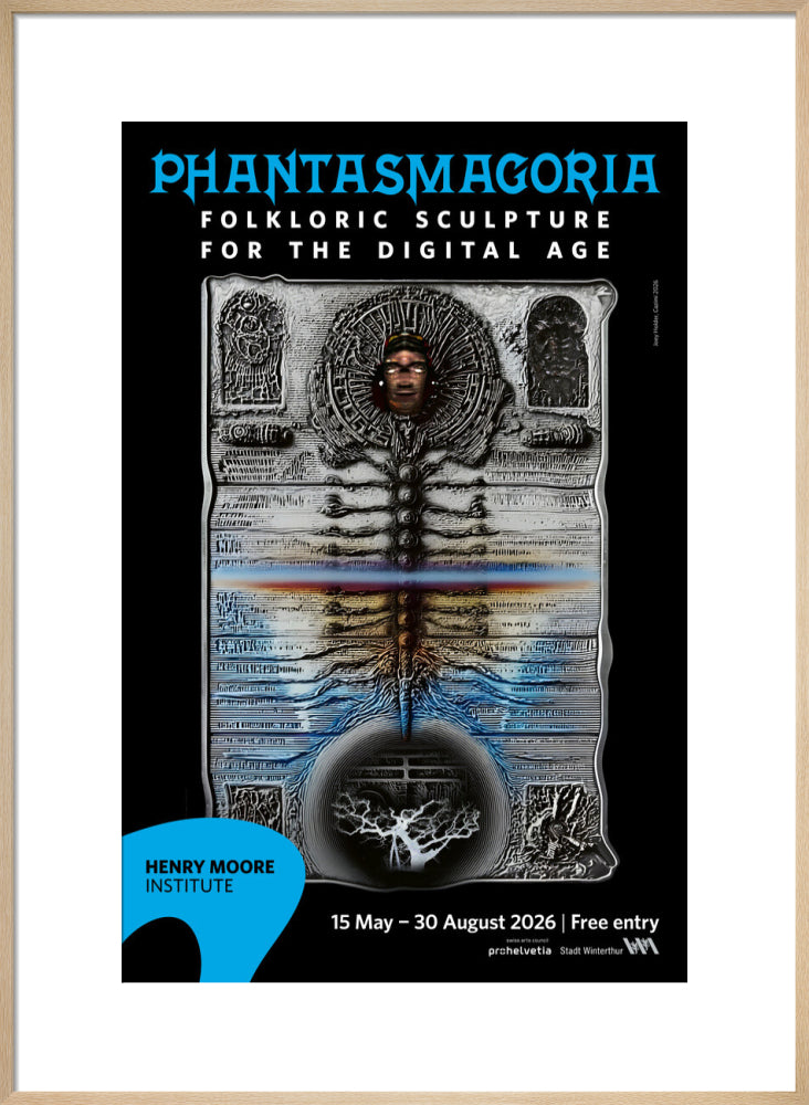 Phantasmagoria: Folkloric Sculpture for the Digital Age poster (art print, large, natural)