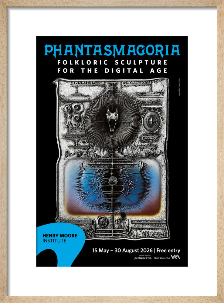 Phantasmagoria: Folkloric Sculpture for the Digital Age poster (art print, small, natural)