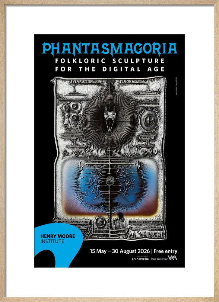 Phantasmagoria: Folkloric Sculpture for the Digital Age poster (art print, medium, natural)