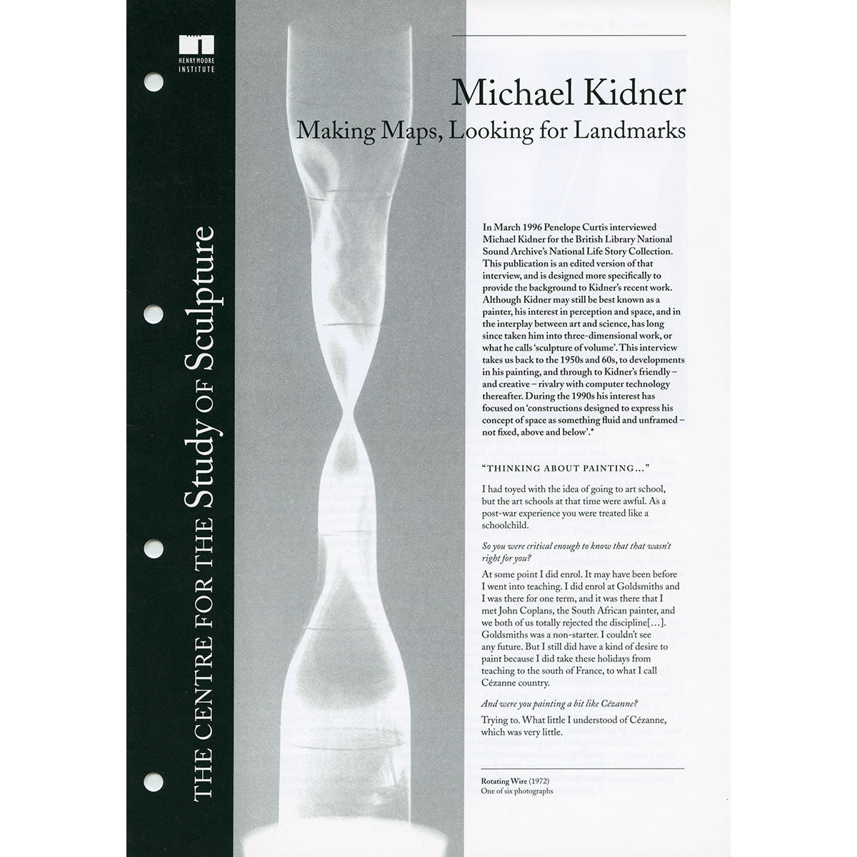 Michael Kidner: Making Maps, Looking for Landmarks (No. 16)