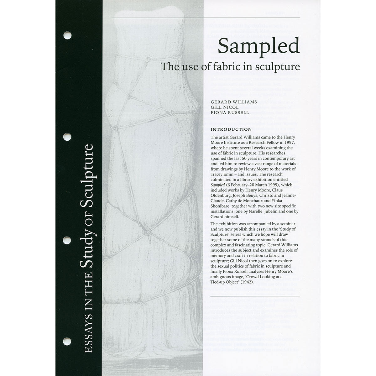 Sampled: The use of fabric in sculpture (No. 24)