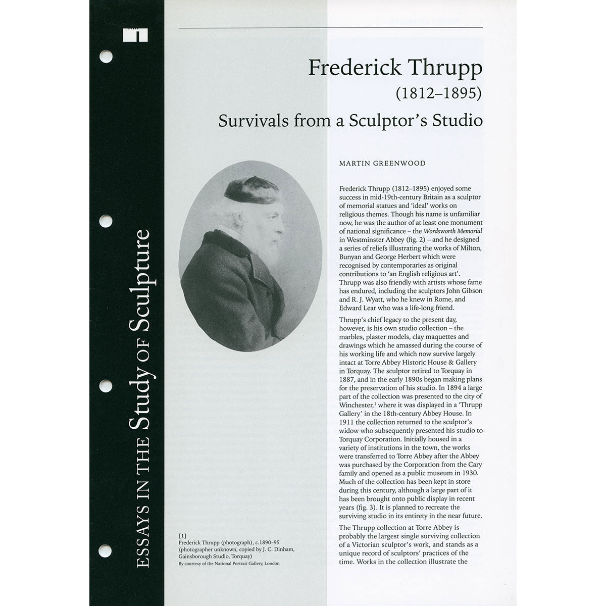 Frederick Thrupp (1812-1895): Survivals from a Sculptor's Studio (No. 25)