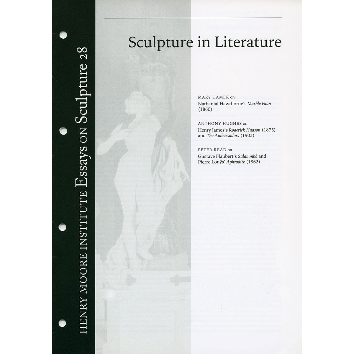 Sculpture in Literature (No. 28)