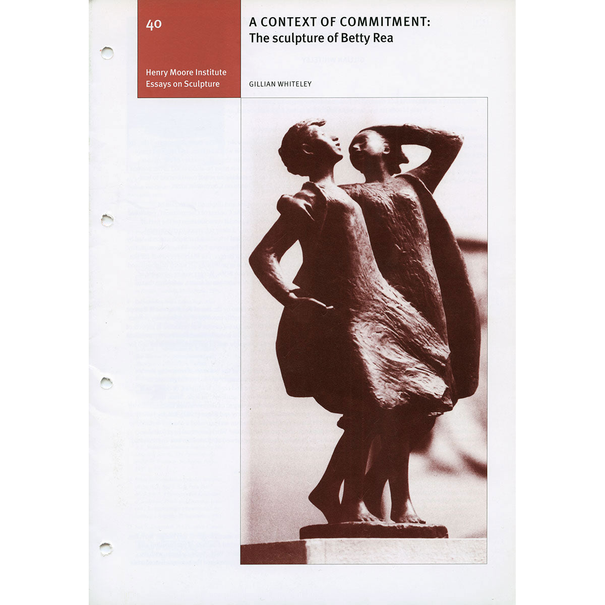 A Context of Commitment: The Sculpture of Betty Rea (No. 40)