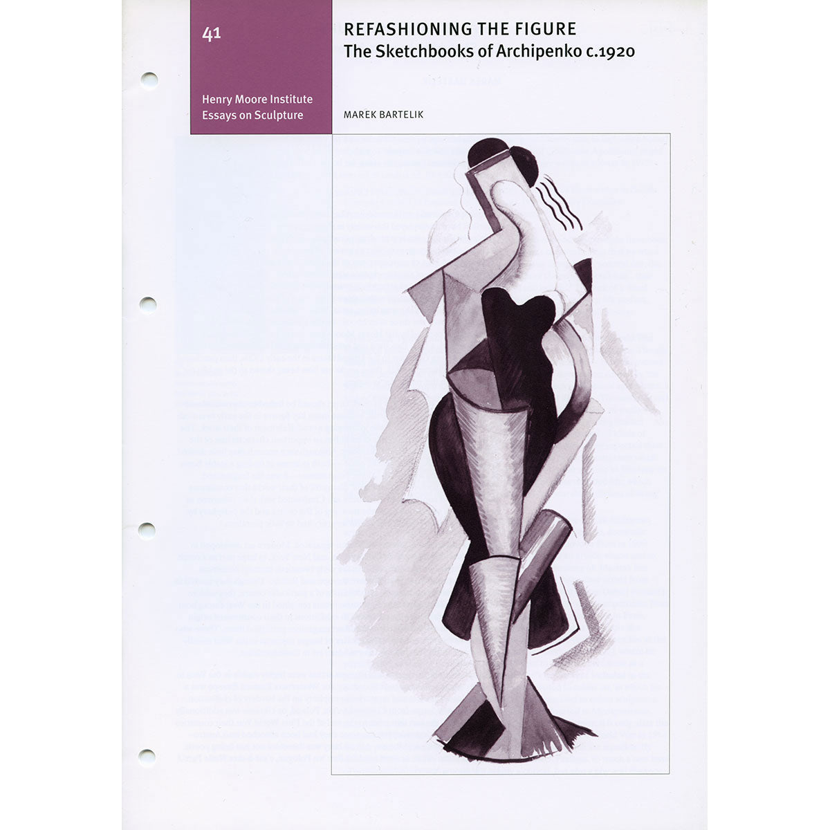 Refashioning the Figure: The sketchbooks of Archipenko c.1920 (No. 41)