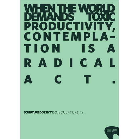 'Toxic Productivity' A2 poster