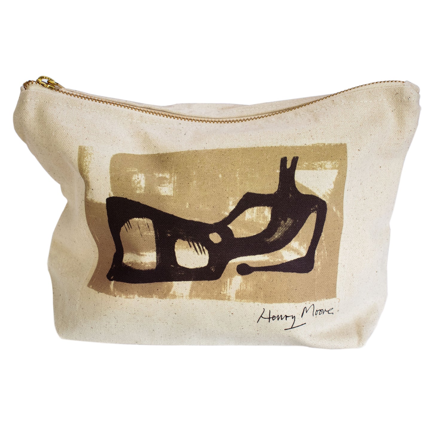 Zipped pouch bag (Reclining Figure)