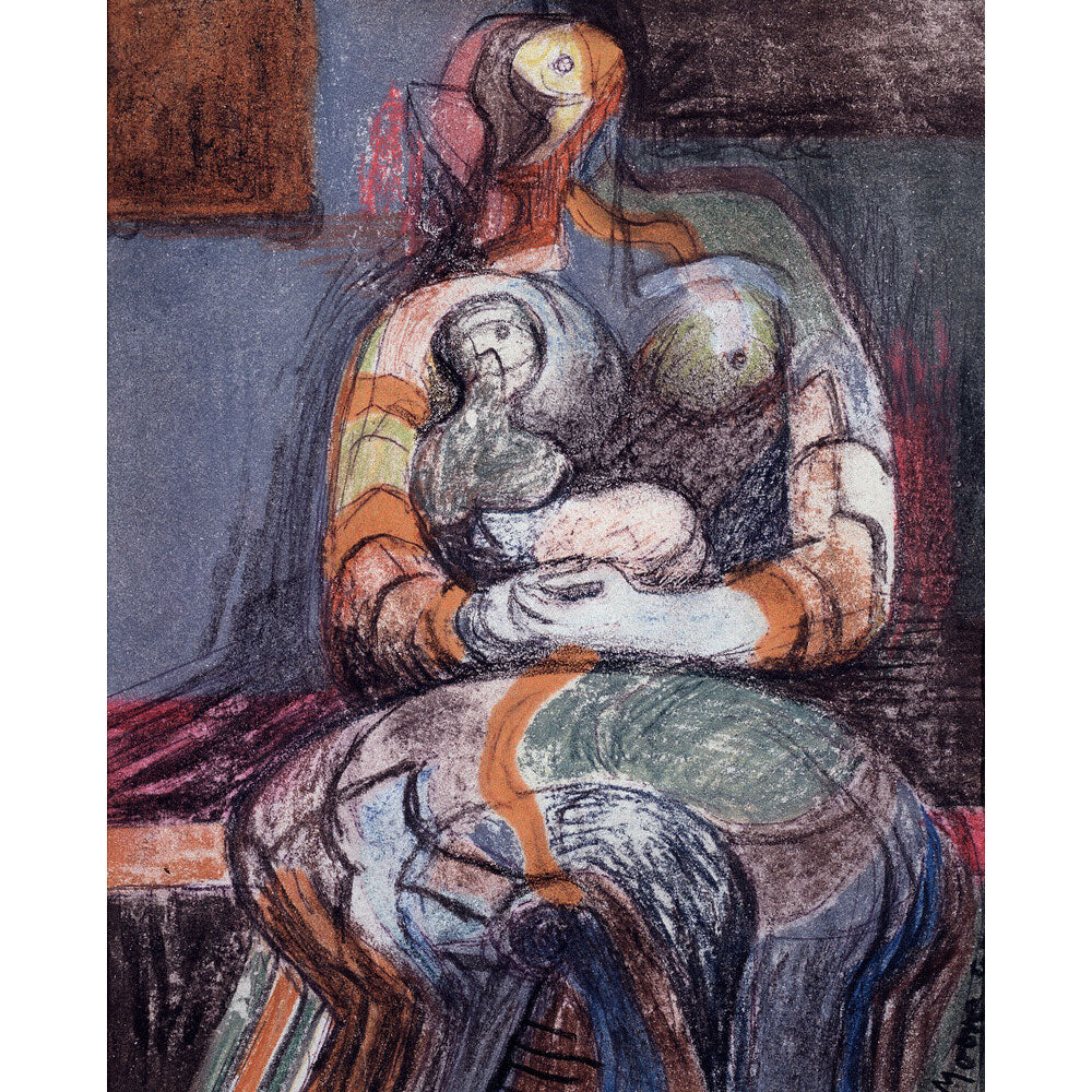 Seated Mother and Child 1980