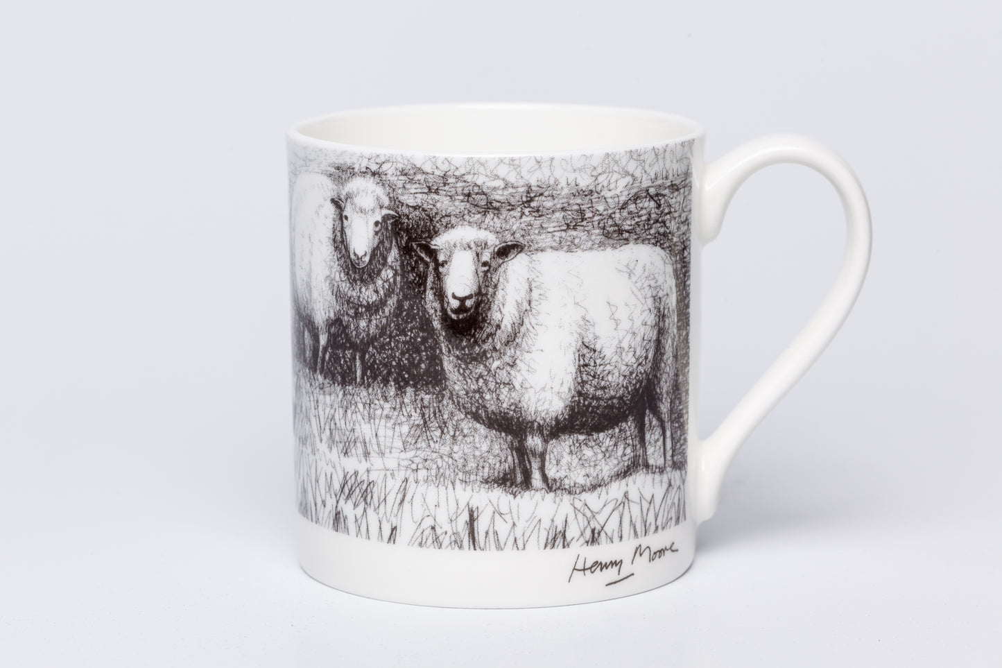 Grazing sheep mug