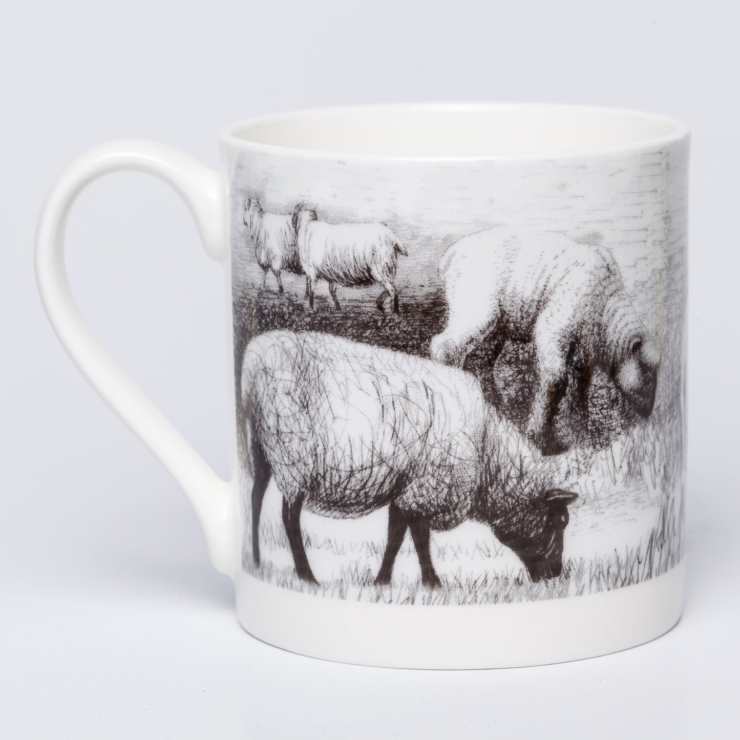 Grazing sheep mug
