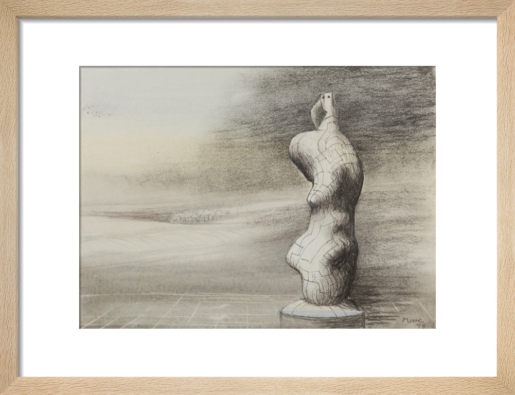 Standing Figure: Storm Sky 1978