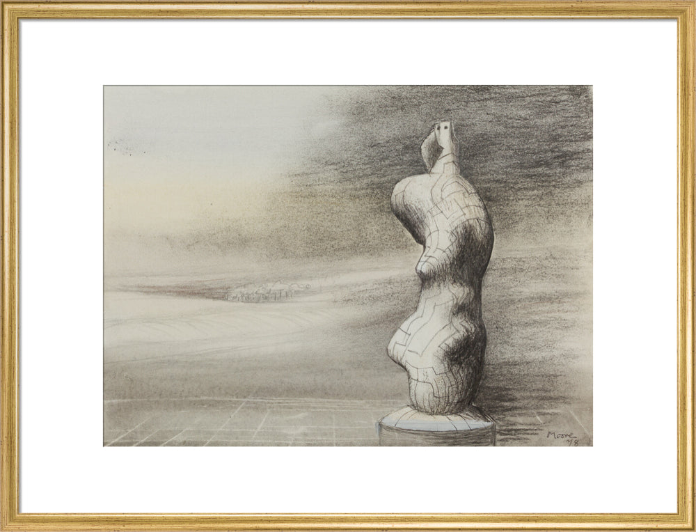 Standing Figure: Storm Sky 1978